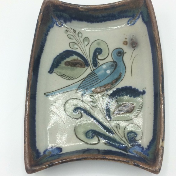 hand made Other - Vintage Ken Edwards El Pottery ceramic hand painted serving  plate